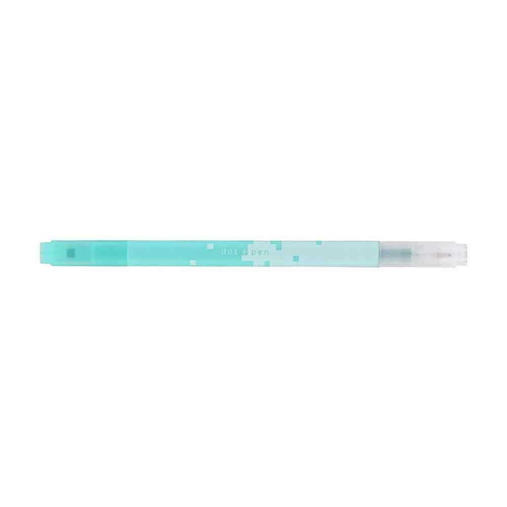 サンスター文具 四角マーカー dot e pen（ドット・エ・ペン） ミント