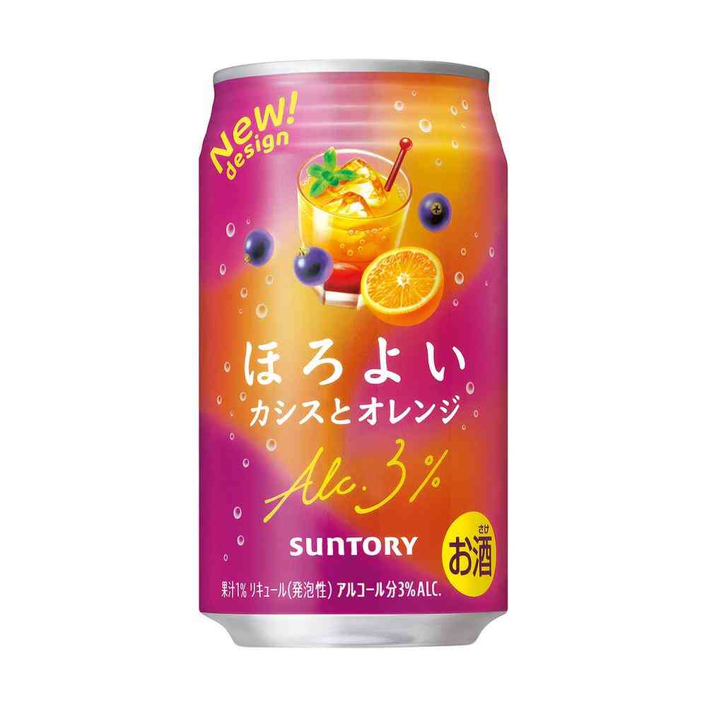 サントリー ほろよい カシスとオレンジ 350ml   [24個セット]