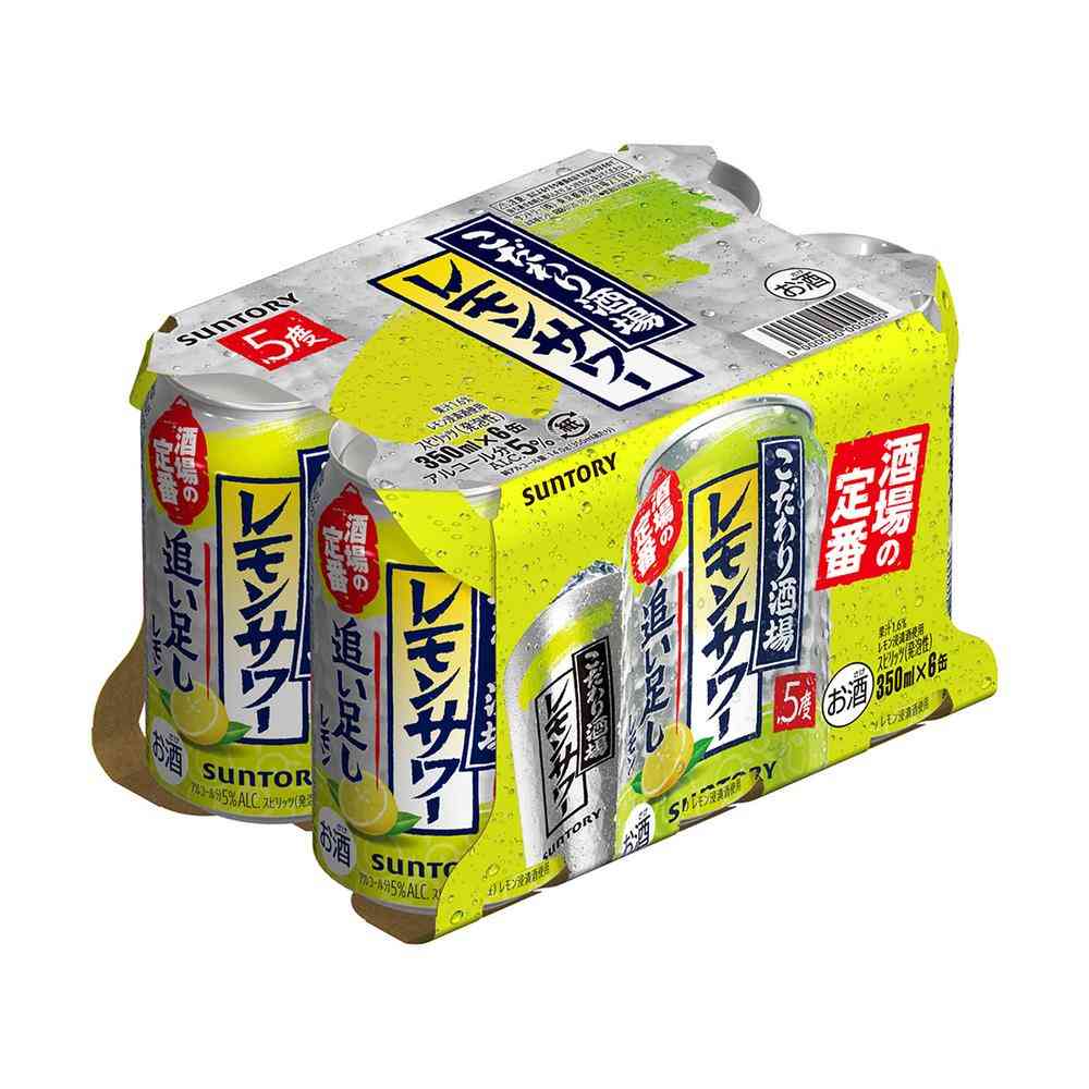 サントリー こだわり酒場のレモンサワー 追い足しレモン 350ml×6本   [4個セット]