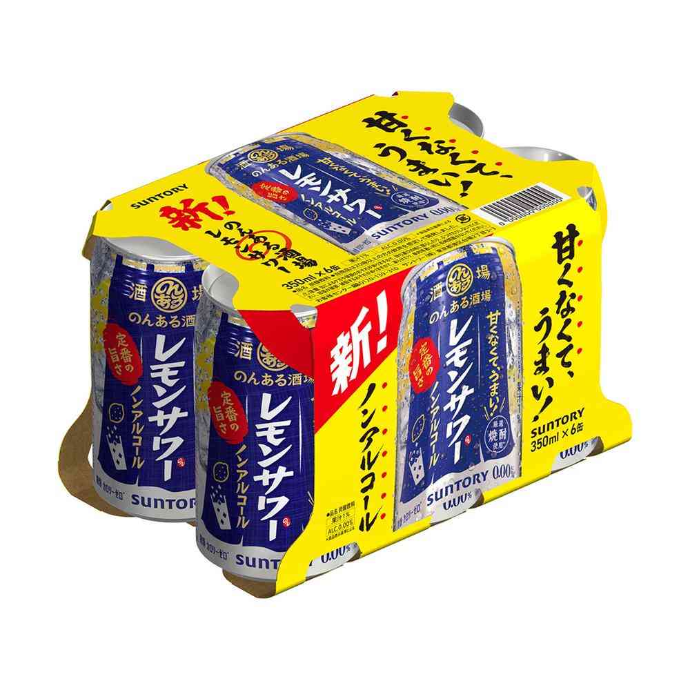 ◆サントリー のんある酒場 レモンサワー ノンアルコール 350ml×6本   [4個セット]