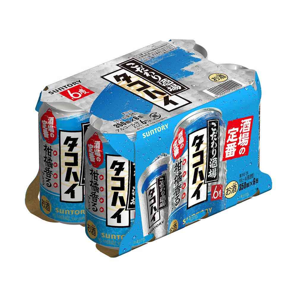 サントリー こだわり酒場のタコハイ 350ml×6本   [4個セット]