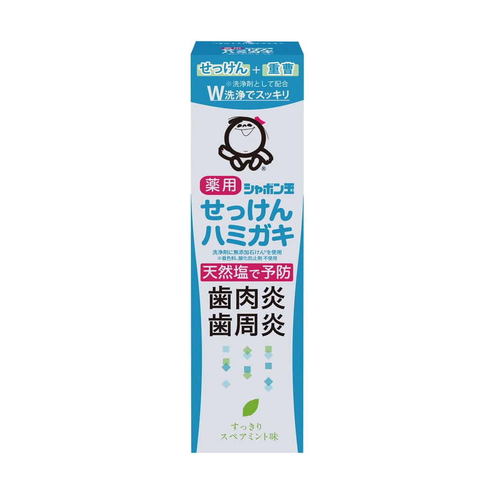[医薬部外品]シャボン玉石けん 薬用せっけんハミガキ 80g