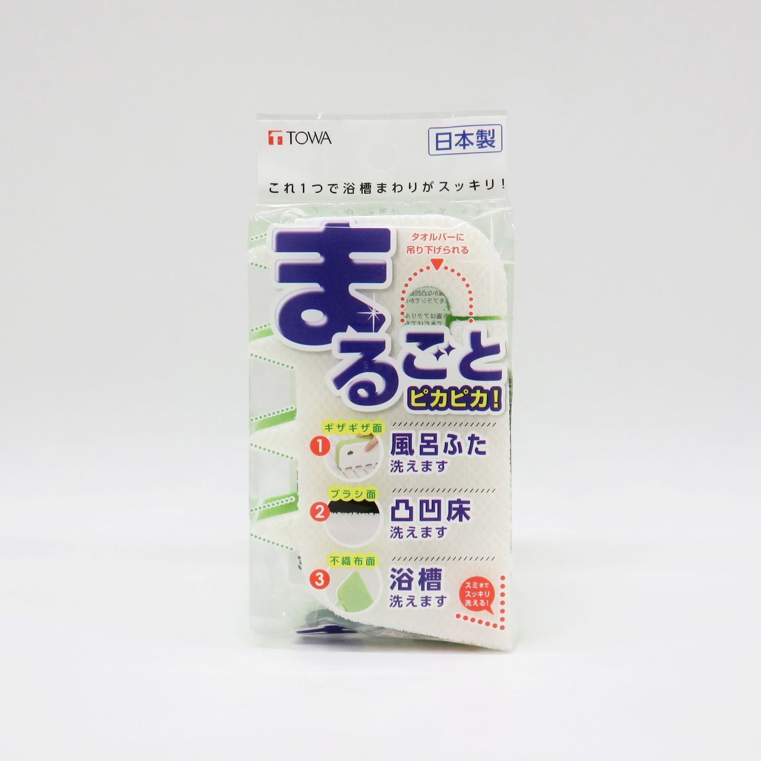 東和産業 吊るせる浴室まるごとスポンジ 1個