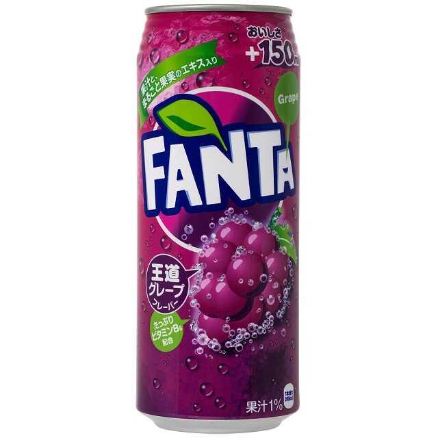 ◆コカコーラ ファンタ グレープ 缶 500ml【24本セット】