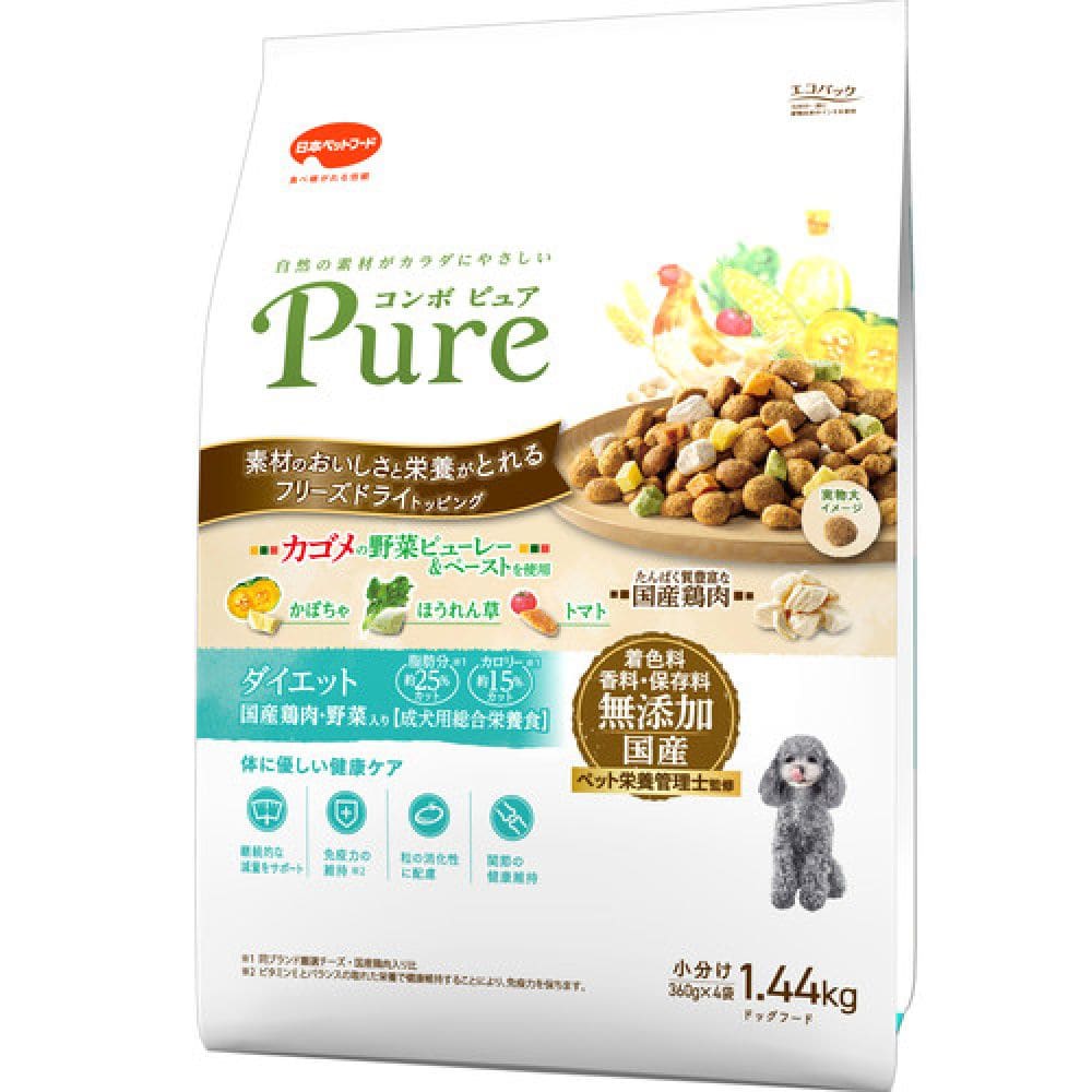 日本ペットフード コンボピュアドッグ ダイエット 1.44kg