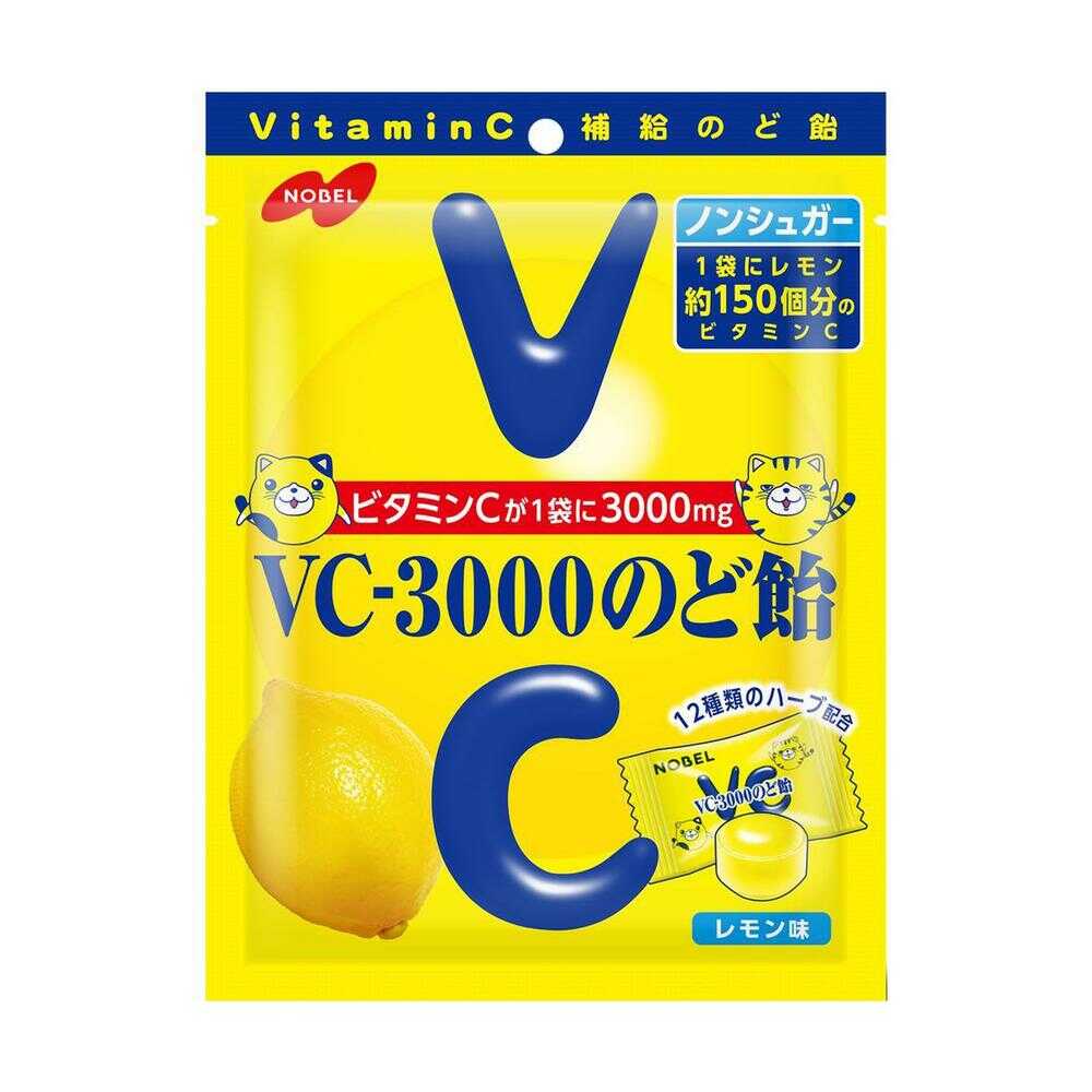 ◆ノーベル VC3000のど飴 90g   [12個セット]