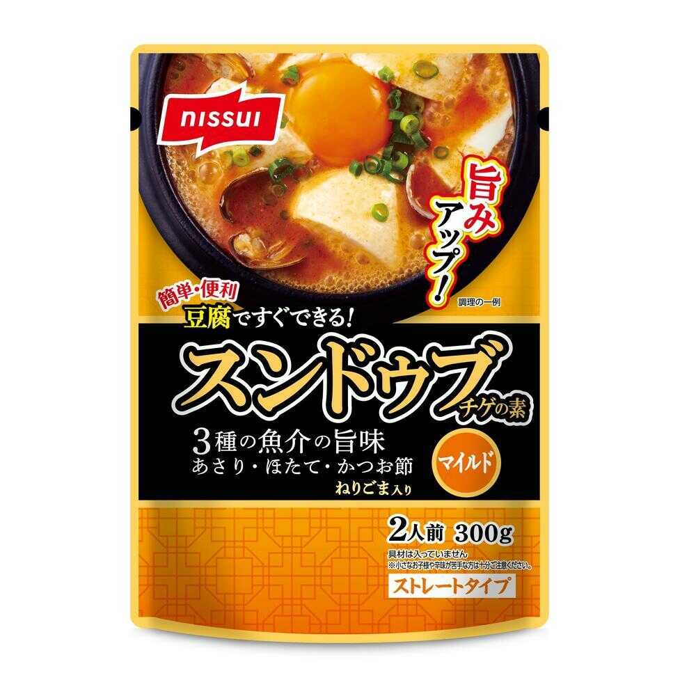 ◆ニッスイ スンドゥブチゲの素マイルド 300g   [8個セット]