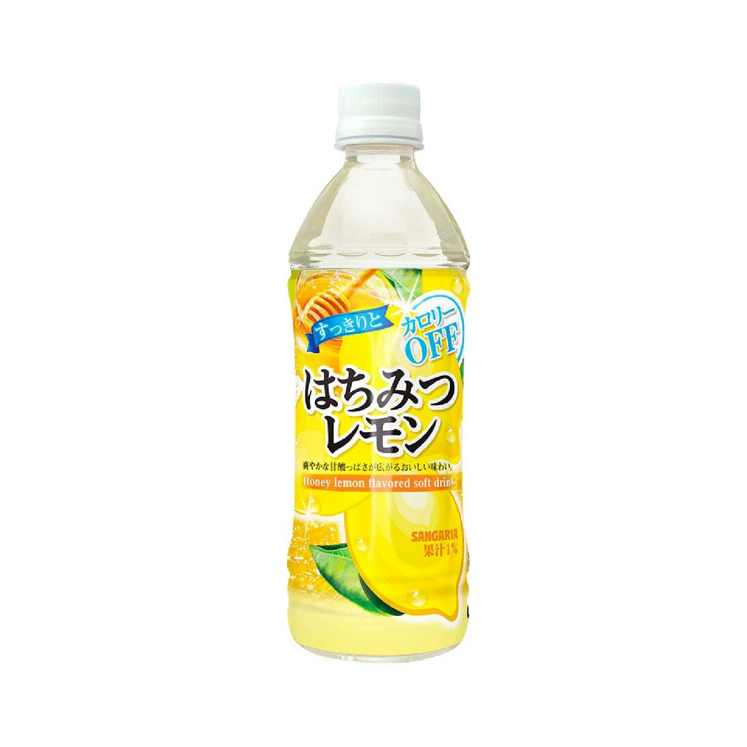 ◆サンガリア すっきりとはちみつレモン 500ml   [24個セット]