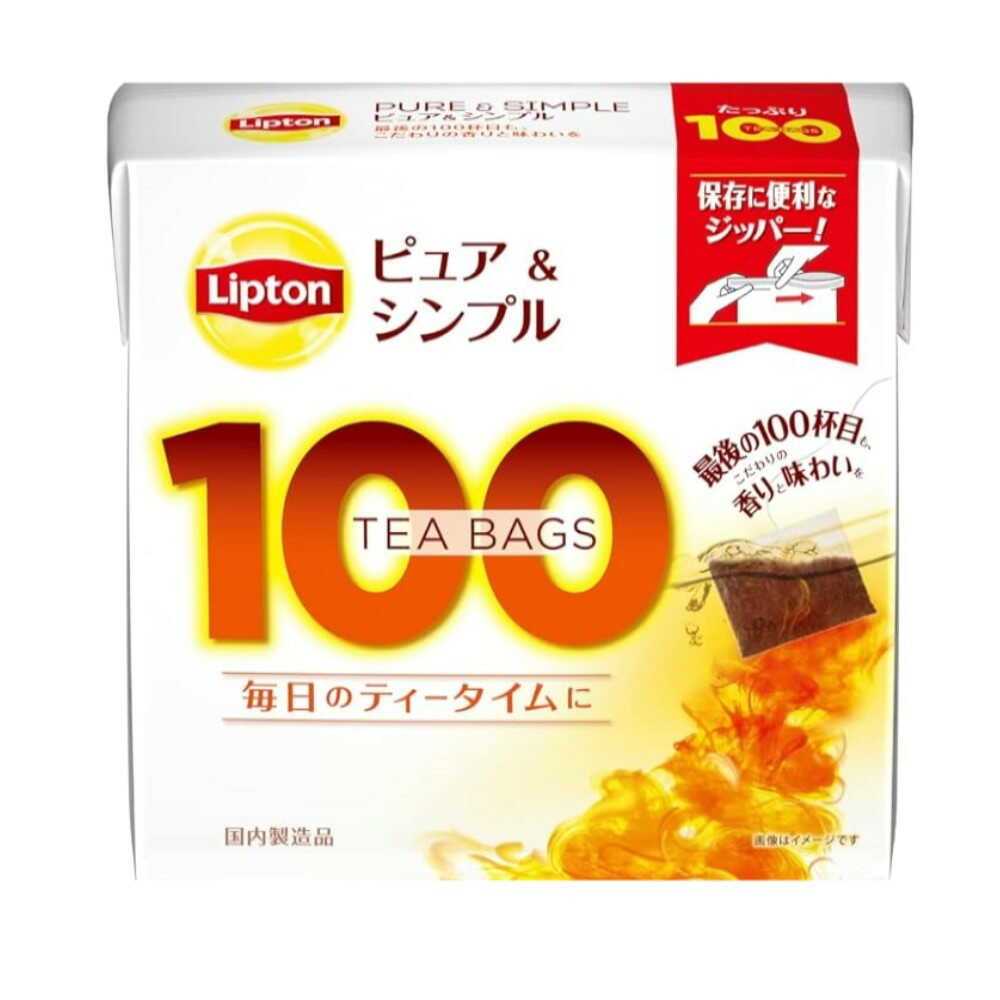 ◆リプトン ピュア＆シンプルティー（新） 100P【6個セット】