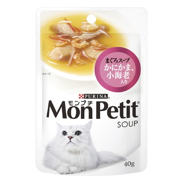 ネスレ モンプチパウチ ス‐プメニュー 小海老入り 40G