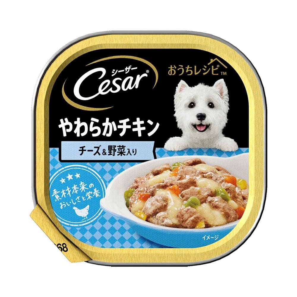 マース シーザー おうちレシピ やわらかチキン チーズ＆野菜入り 100g