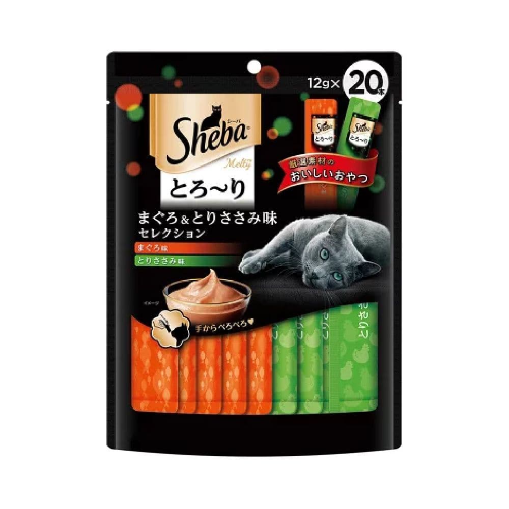 マース シーバ とろーり メルティ まぐろ＆とりささみ味セレクション 12g×20本
