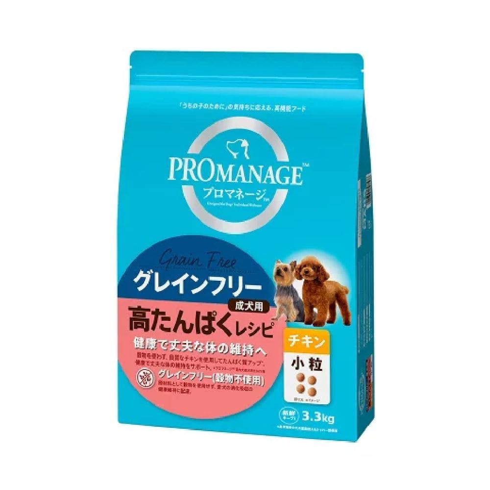 プロマネージ 高たんぱくチキン小粒 3．3kg