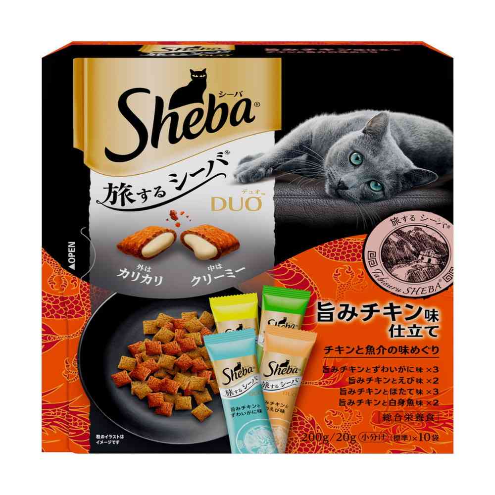 マースジャパンリミテッド シーバ デュオ 旅するシーバ 旨みチキン味仕立て チキンと魚介の味めぐり 200g