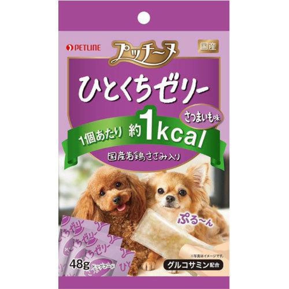 ペットライン ゼリー 国産若鶏ささみ入り さつまいも味 48g