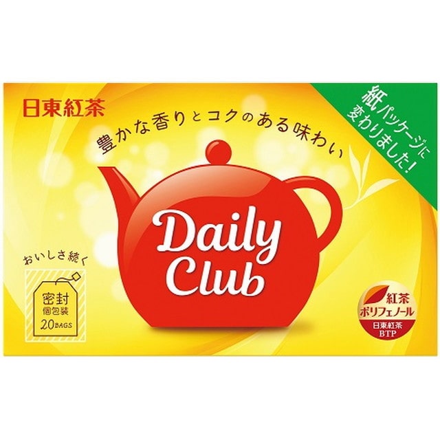 ◆日東紅茶 デイリークラブティーバッグ 20袋入【6個セット】