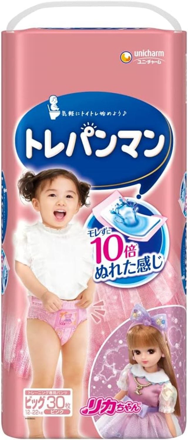 ユニ・チャーム トレパンマン ピンク ビッグ 30枚【4個セット】