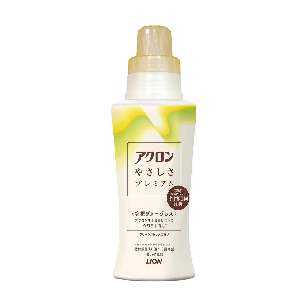 ライオン アクロンやさしさプレミアム グリーンシトラス 本体 420ml