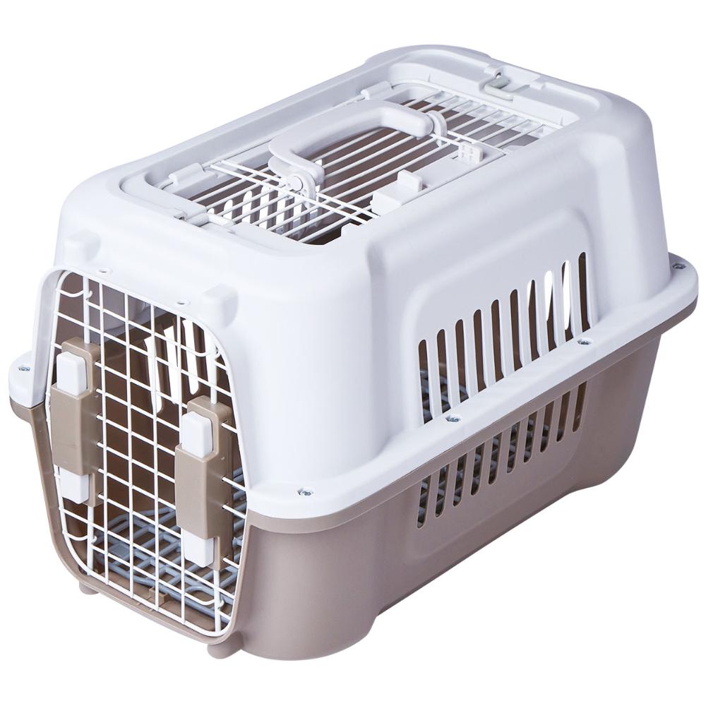 犬猫用キャリー 2ドア タフハウスキャリー アイボリー S 【直送品】 返品・キャンセル・他商品と同時購入は不可