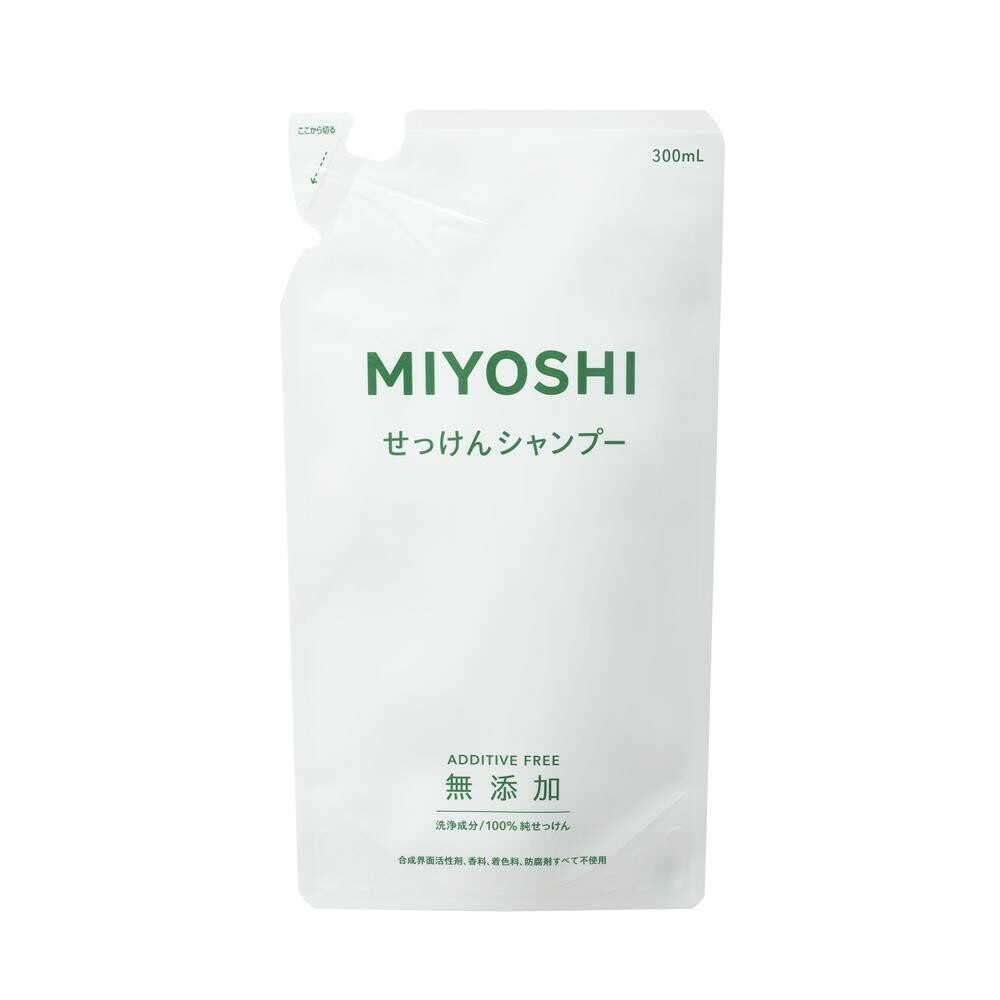 ミヨシ 無添加石けんシャンプー詰替＋＋ 300ML