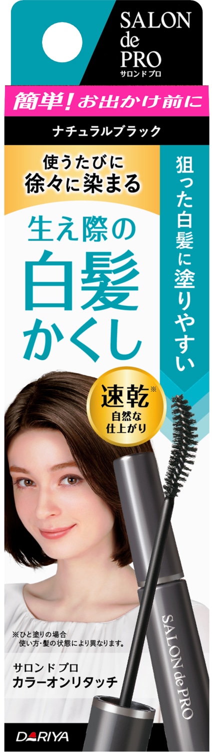 ダリヤ サロンドプロ カラーオンリタッチEX BK(ナチュラルブラック) 15ml x3個セット