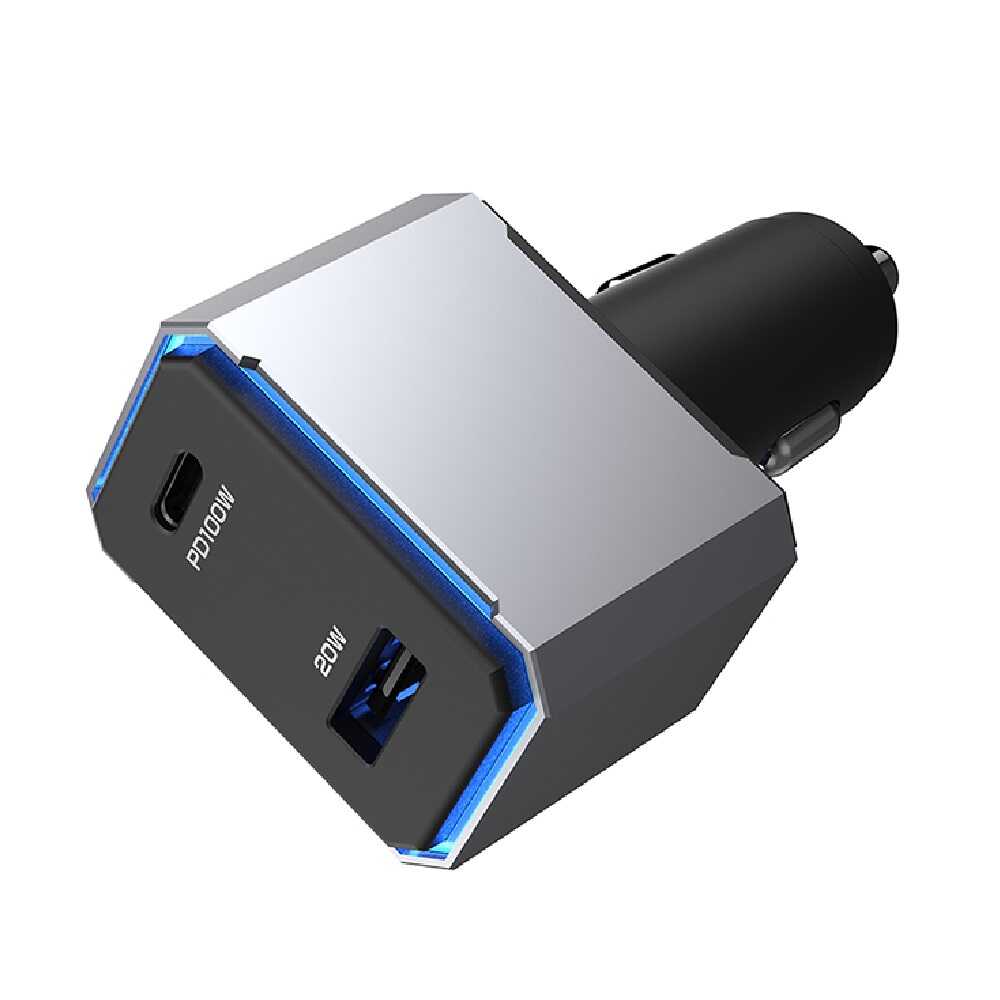 カシムラ DC／USB2ポート 120W PD100W 自動判定 DC072
