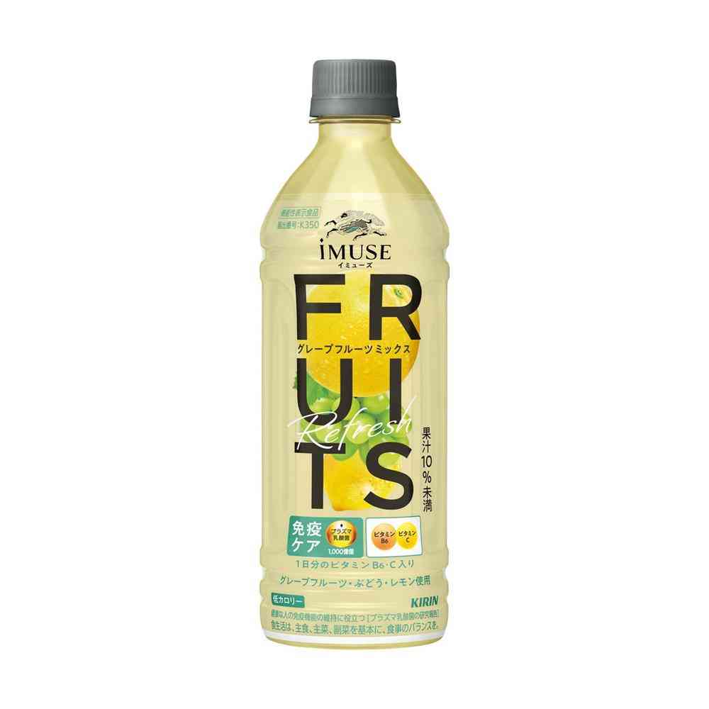 ◆[機能性表示食品]キリン イミューズ フルーツリフレッシュ グレープフルーツミックス 500ml   [24個セット]