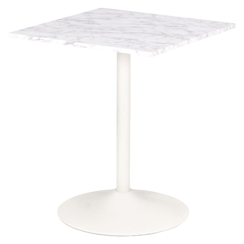カフェテーブル（角型） LT-4919MWH 【直送品】 返品・キャンセル・他商品と同時購入は不可