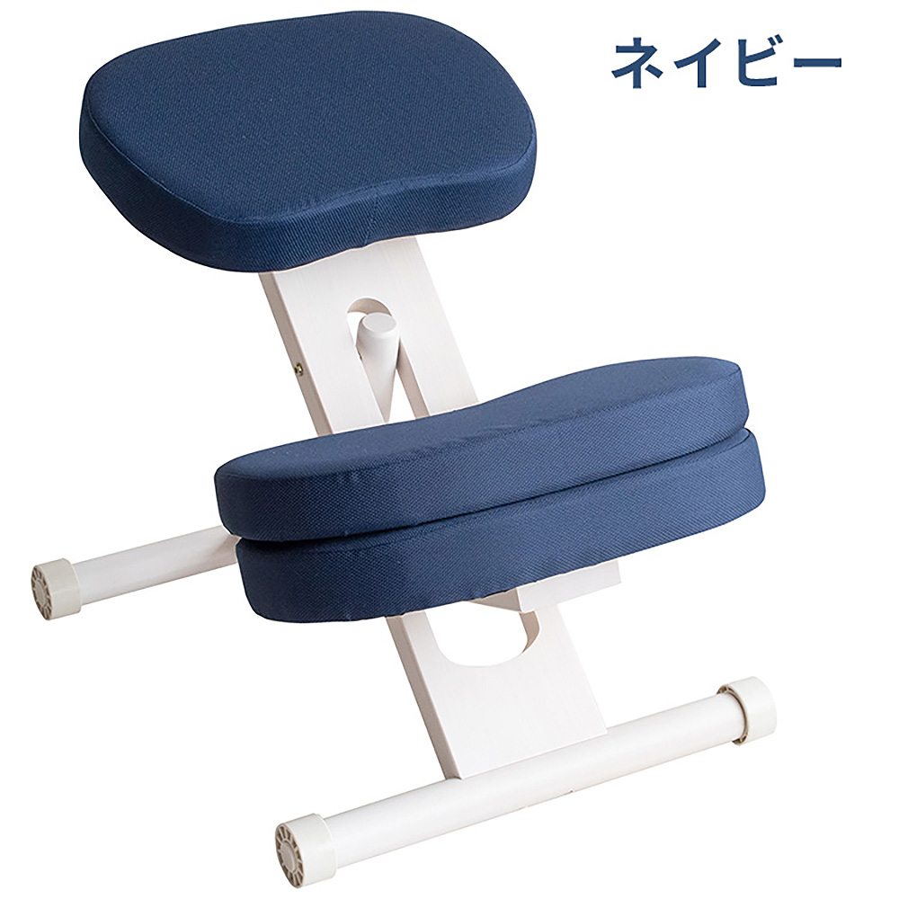 プロポーションチェア CH-N889CK ホワイトネイビー 組立必要【直送品】 返品・キャンセル・他商品と同時購入は不可