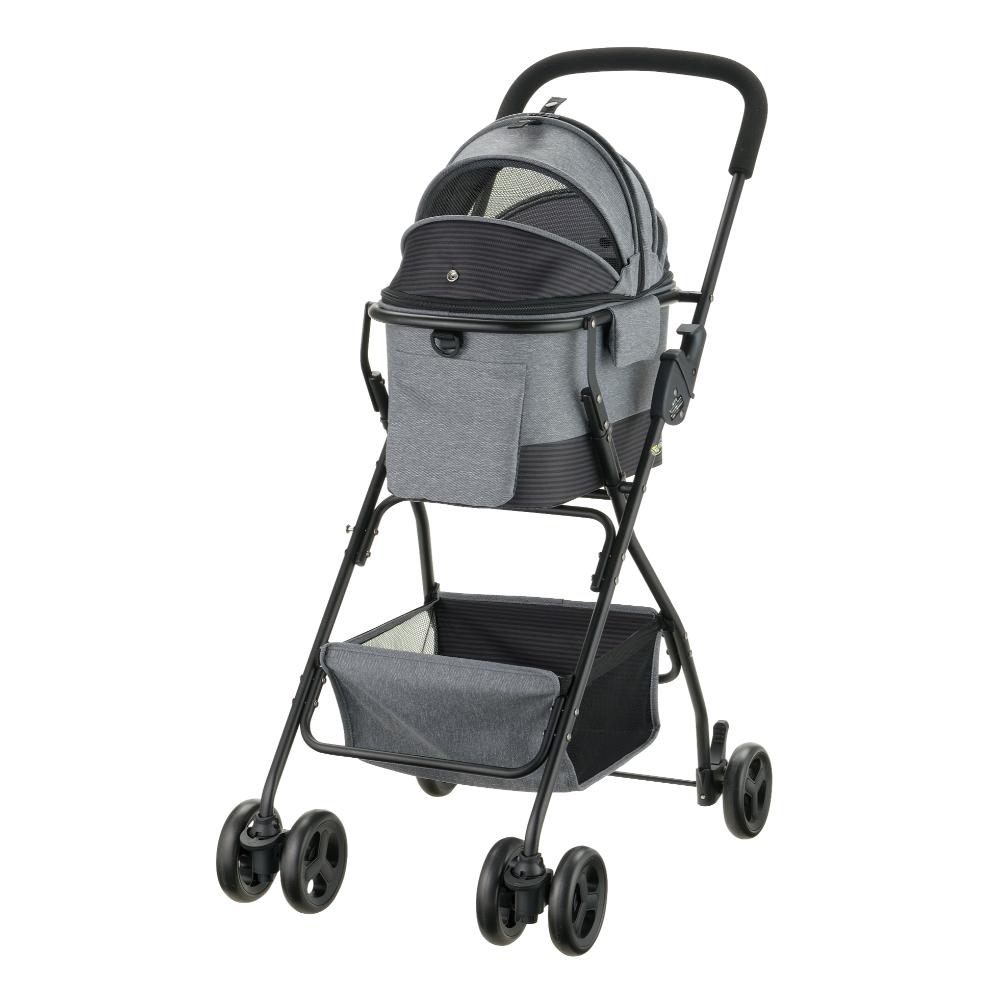 ペットカート ミニモ グレー 【直送品】 返品・キャンセル・他商品と同時購入は不可