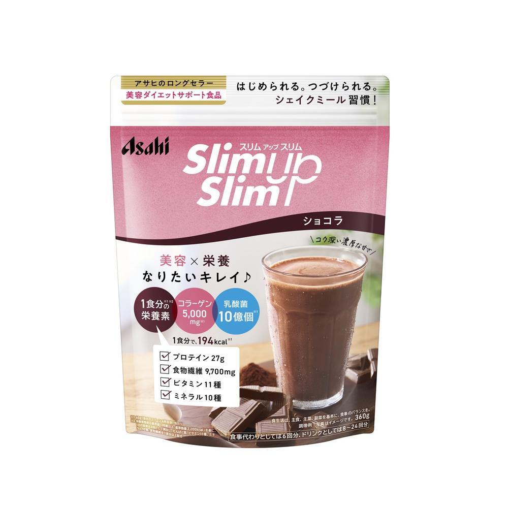 ◆アサヒグループ食品 スリムアップスリムシェイクショコラ360G