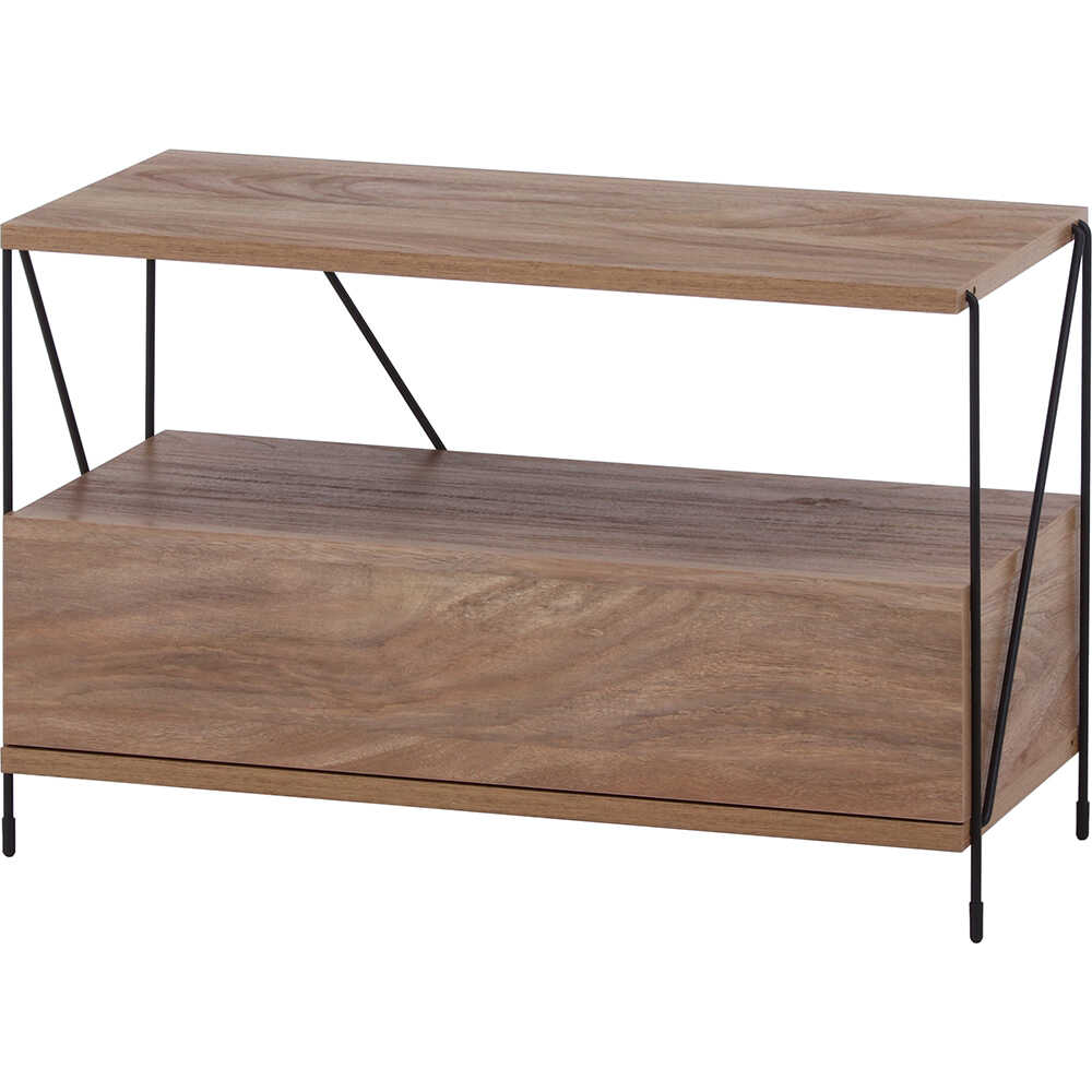 EZBOワイヤー TVラック OAK NA 77570 【直送品】 返品・キャンセル・他商品と同時購入は不可