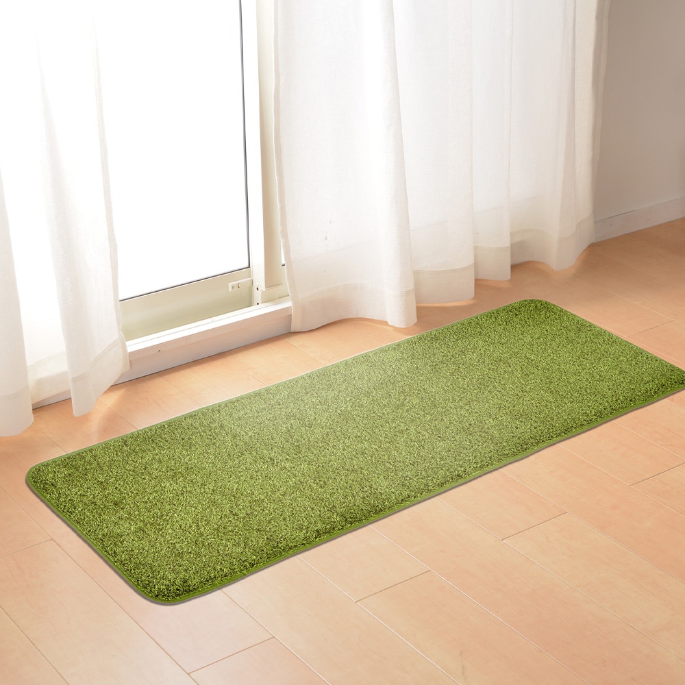リアル芝生風のやわらかマット シーヴァ  45×120  【直送品】 返品・キャンセル・他商品と同時購入は不可