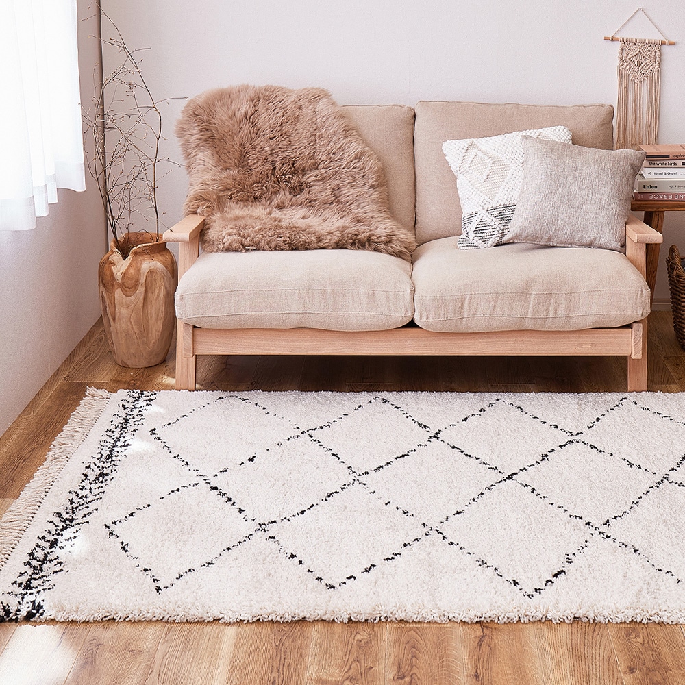 ベルギー製 ウィルトンラグ BOHO ベニワレン200×250  【直送品】 返品・キャンセル・他商品と同時購入は不可