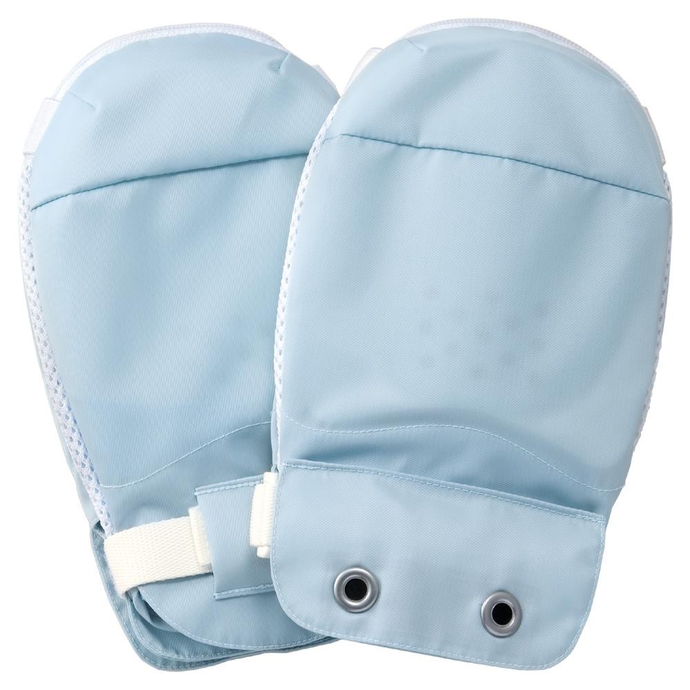 セーフミトンII ブルー 1双(2枚)入 左右兼用 041051 【直送品】 返品・キャンセル・他商品と同時購入は不可