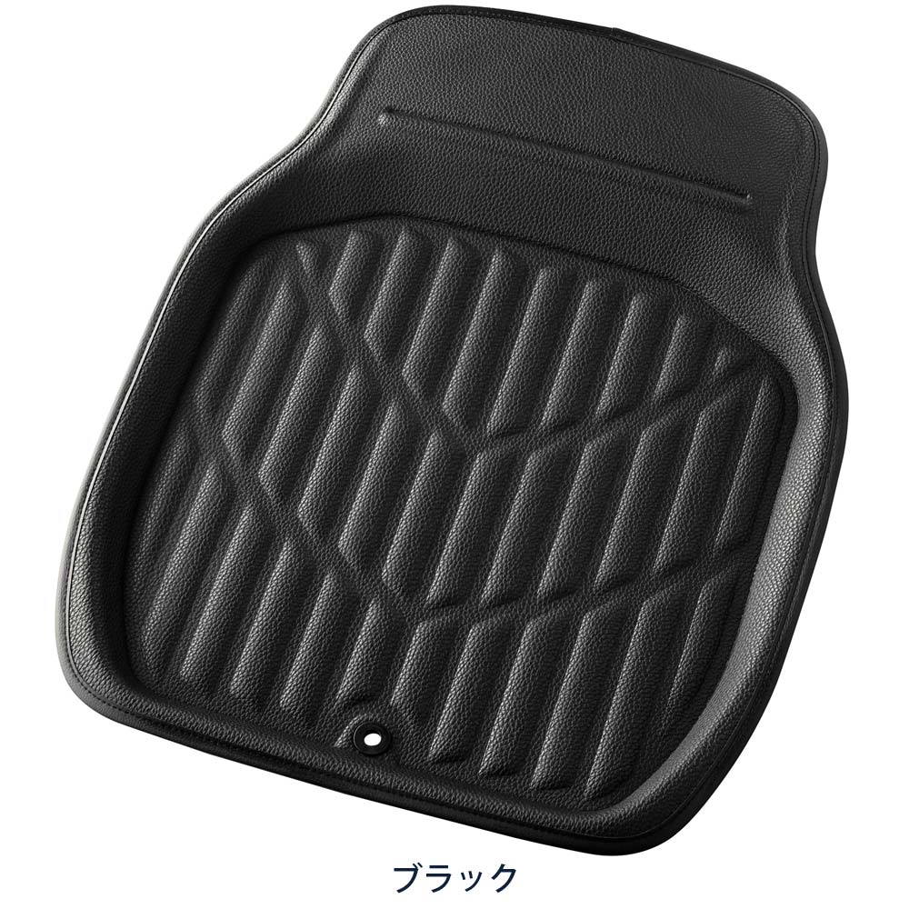 ボンフォーム BONFORM 3DレザーマットN （フロント1枚） 6465‐01BK