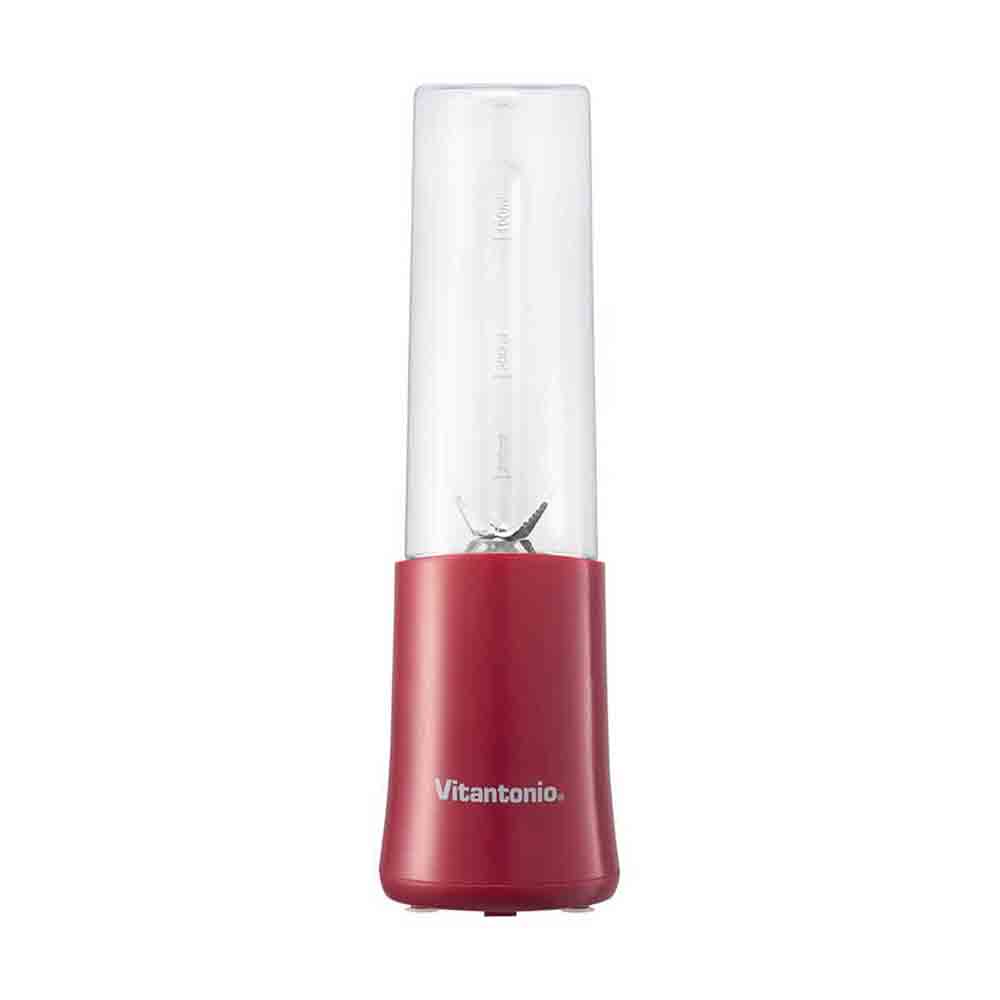 Vitantonio ミニボトルブレンダー 280ml コンパクトデザイン 氷OK レッド VBL‐7‐R 1台