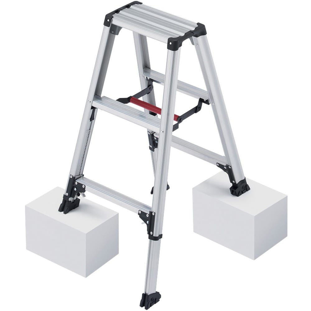 ハセガワ 専用脚立 脚軽 RZS 3段（脚部収縮式）【直送品】 返品・キャンセル・他商品と同時購入は不可