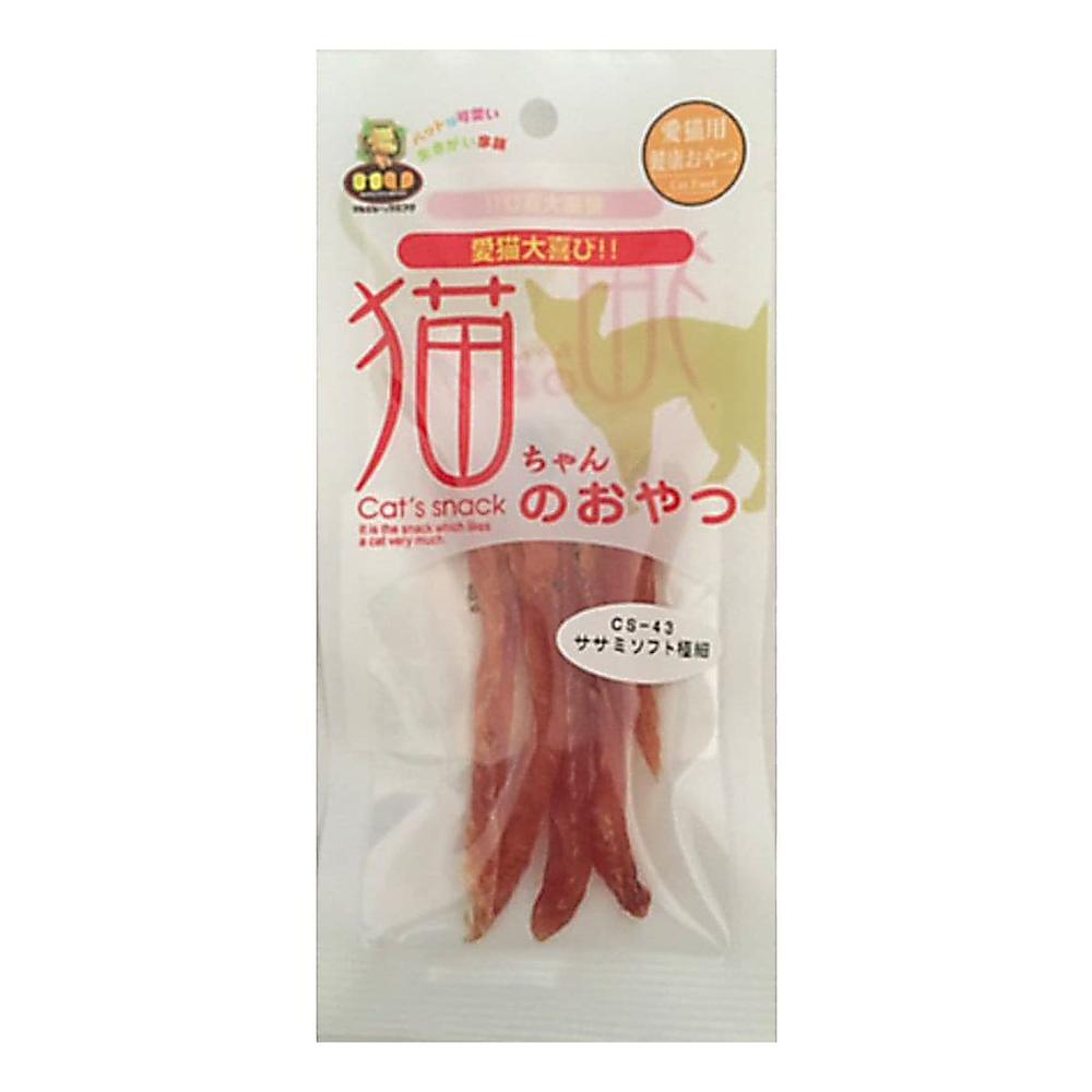 マルジョー＆ウエフク 猫ちゃんのおやつ ササミソフト 極細 15g