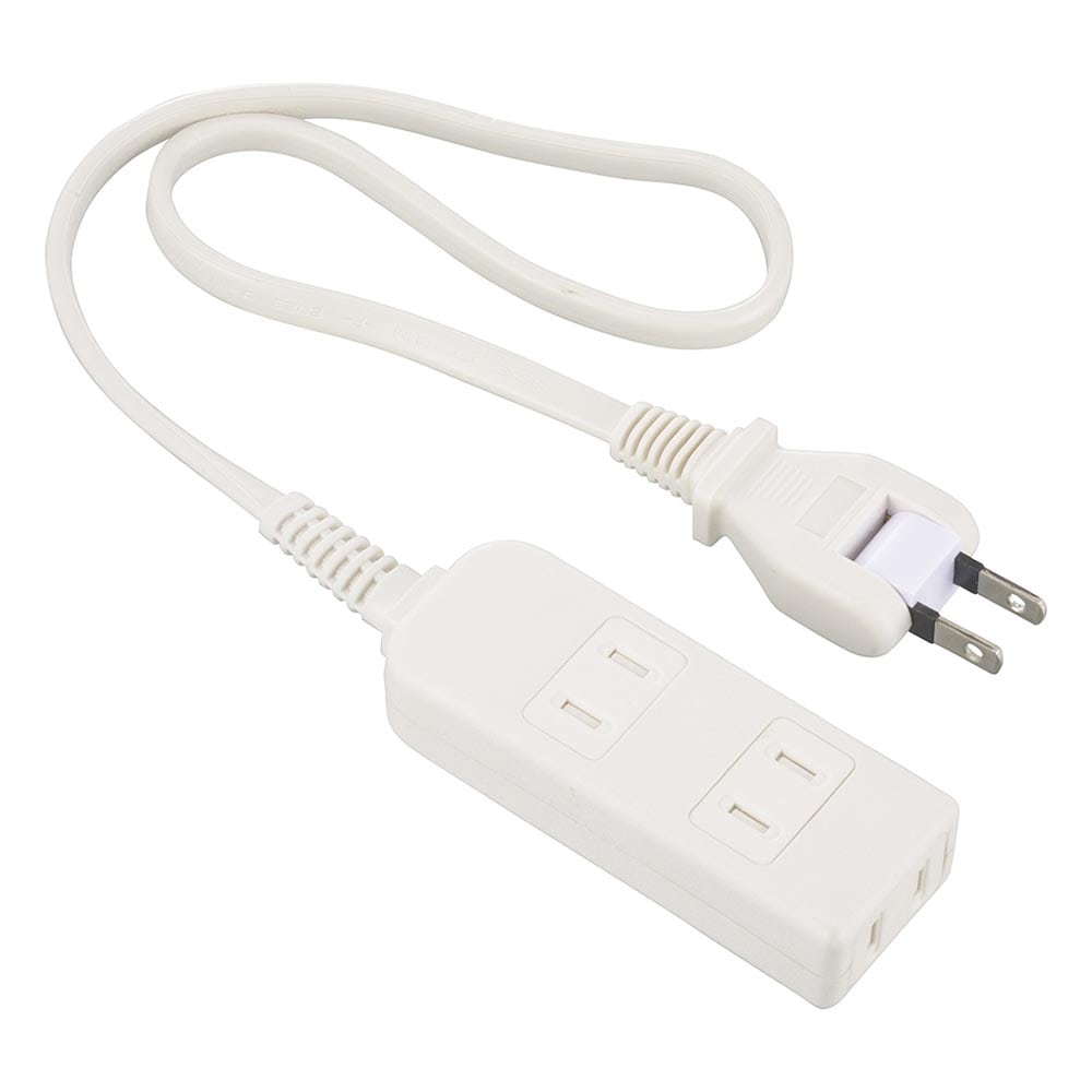 オーム電機 安全タップ3個口 0.5m