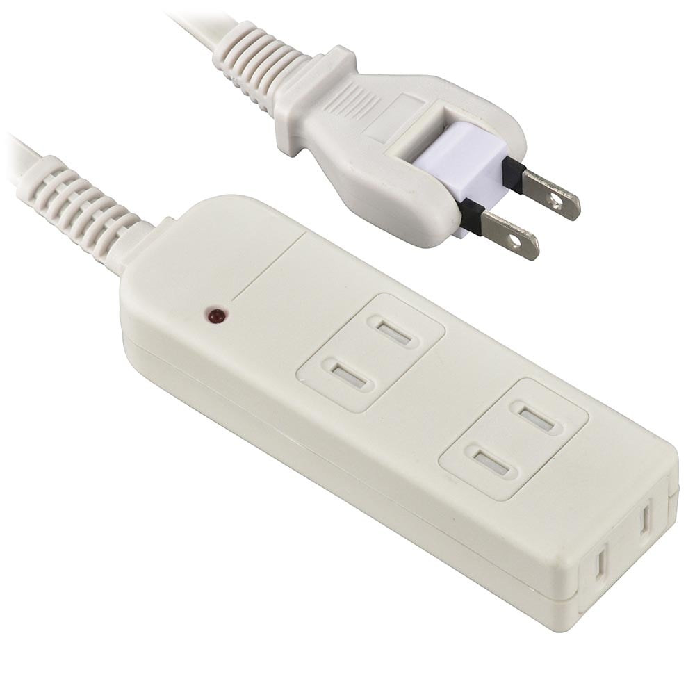 オーム電機 安全タップ雷ガード 3個口 HS-TK31SFW-22