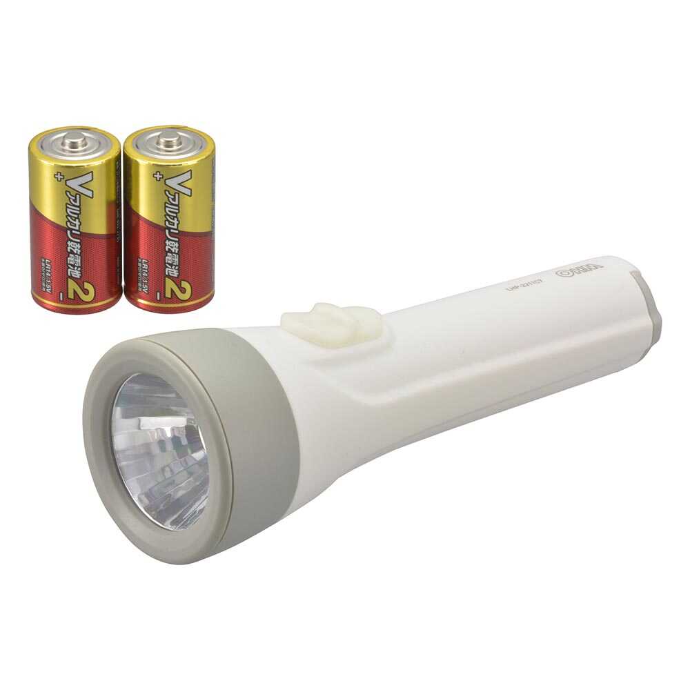 オーム電機 V電池付LEDライト LHP-2211C7