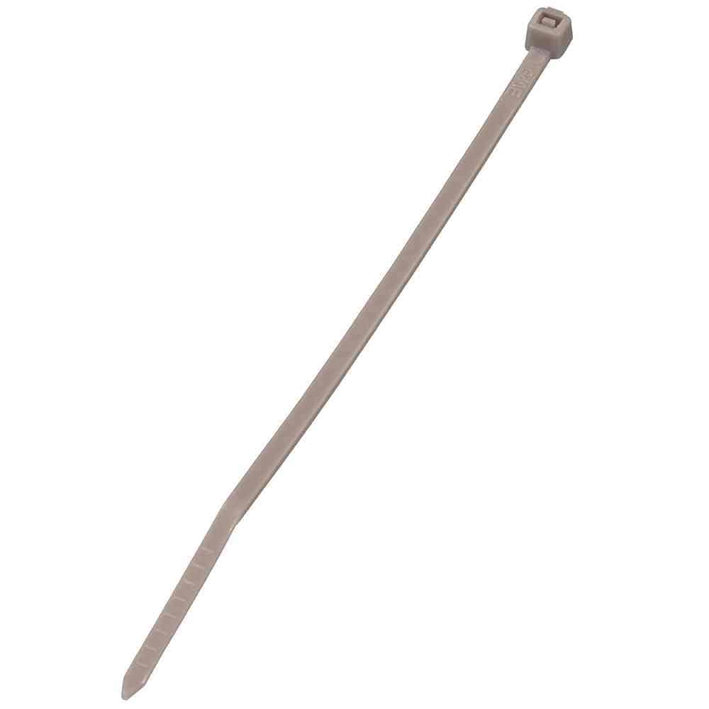オーム電機 ガーデンカラータイ 耐候性 100mm 茶 09-1273 50本入