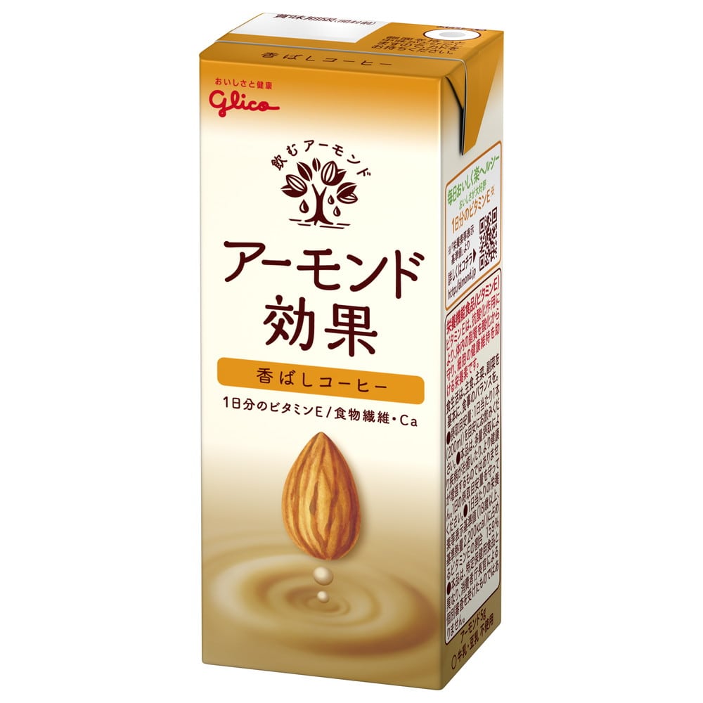 ◆江崎グリコ アーモンド効果 香ばしコーヒー 200ml【12個セット】