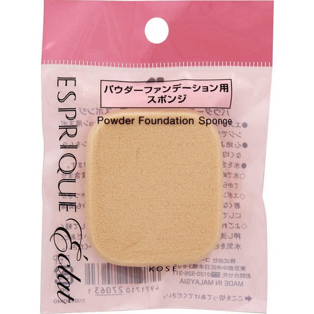 コーセー エスプリークエクラ ファンデーション用 スポンジ