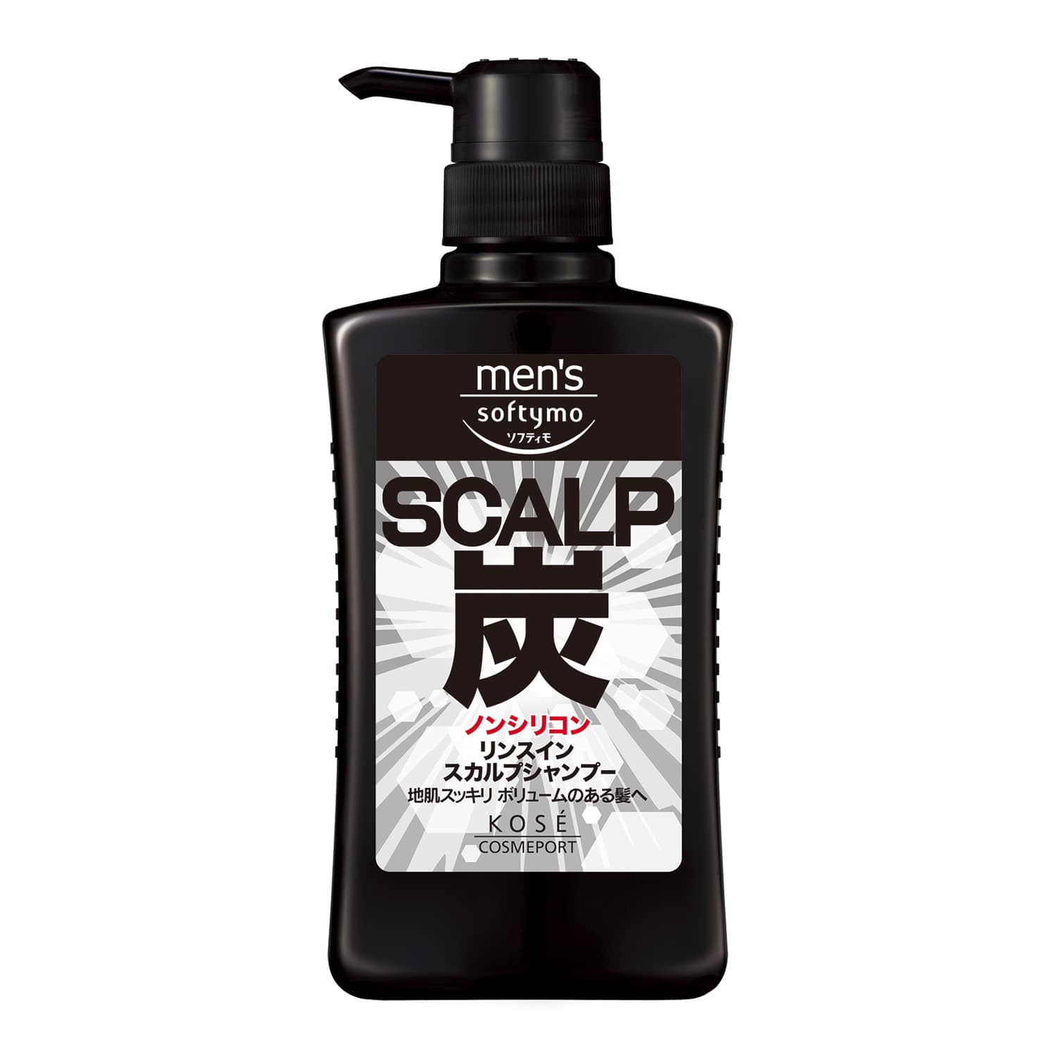 コーセーコスメポート メンズソフティモ リンスインス カルプシャンプー（炭） 550mL