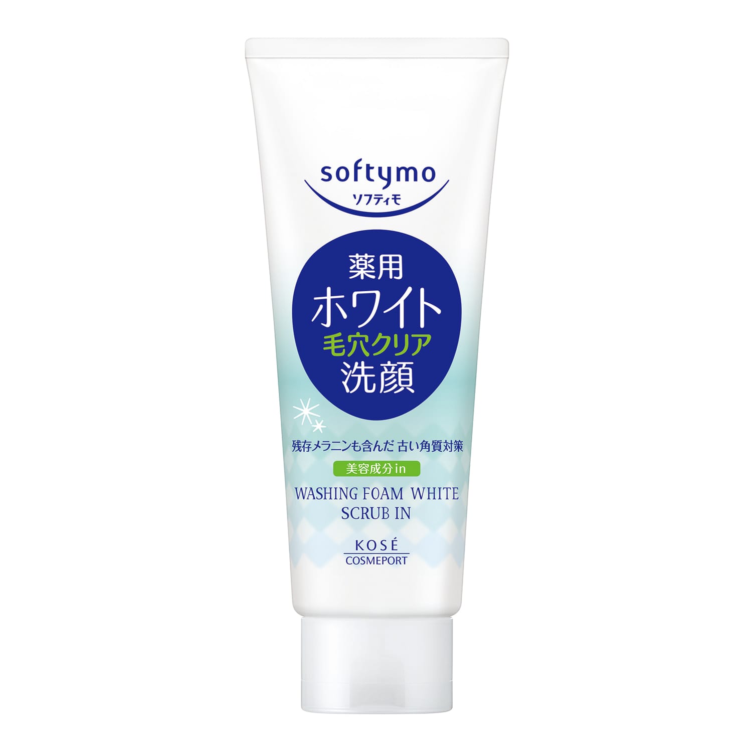 【医薬部外品】コーセーコスメポート ソフティモ 薬用洗顔フォーム ホワイト スクラブイン 150g