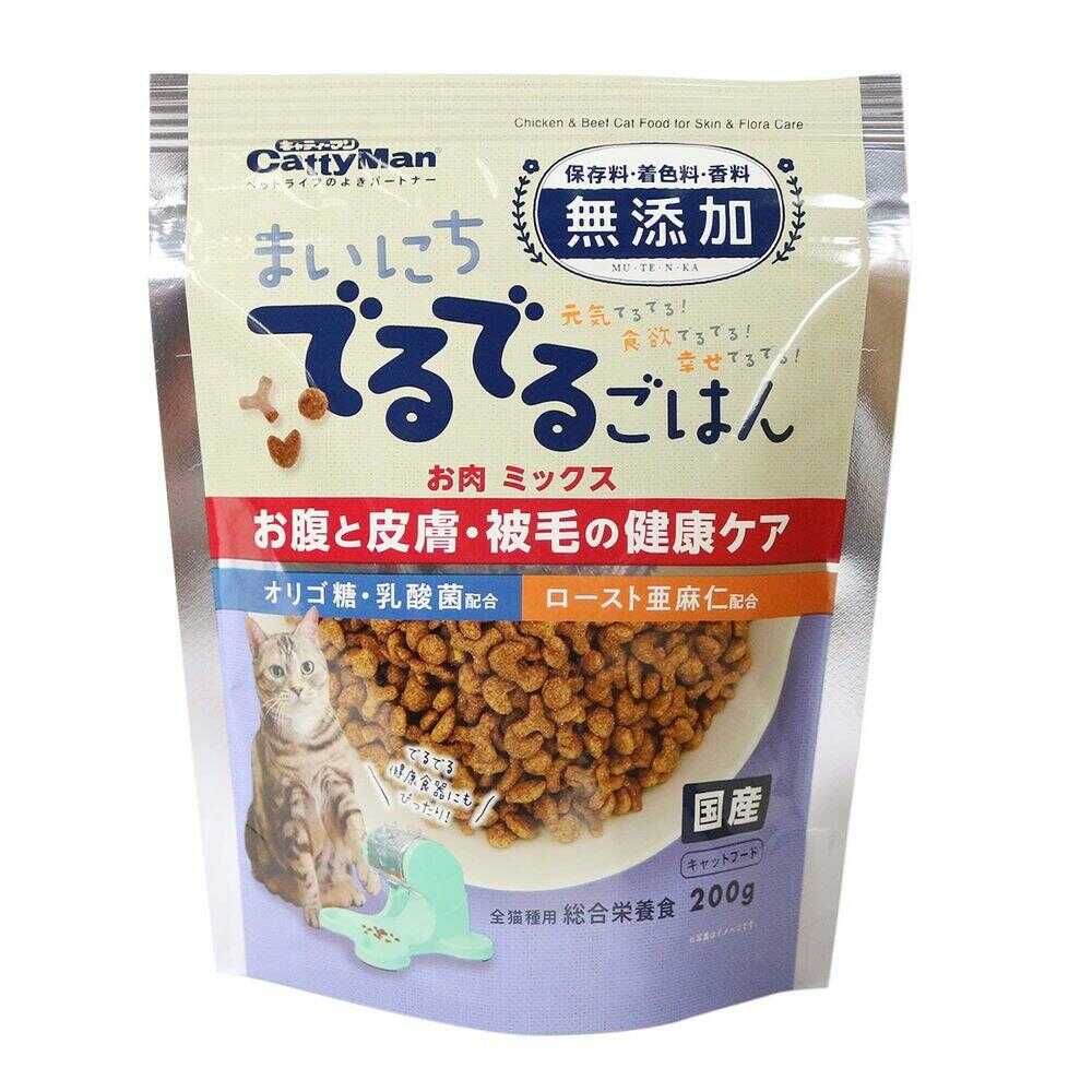 キャティーマン まいにちでるでるごはん お腹と皮膚・被毛の健康ケア 200g