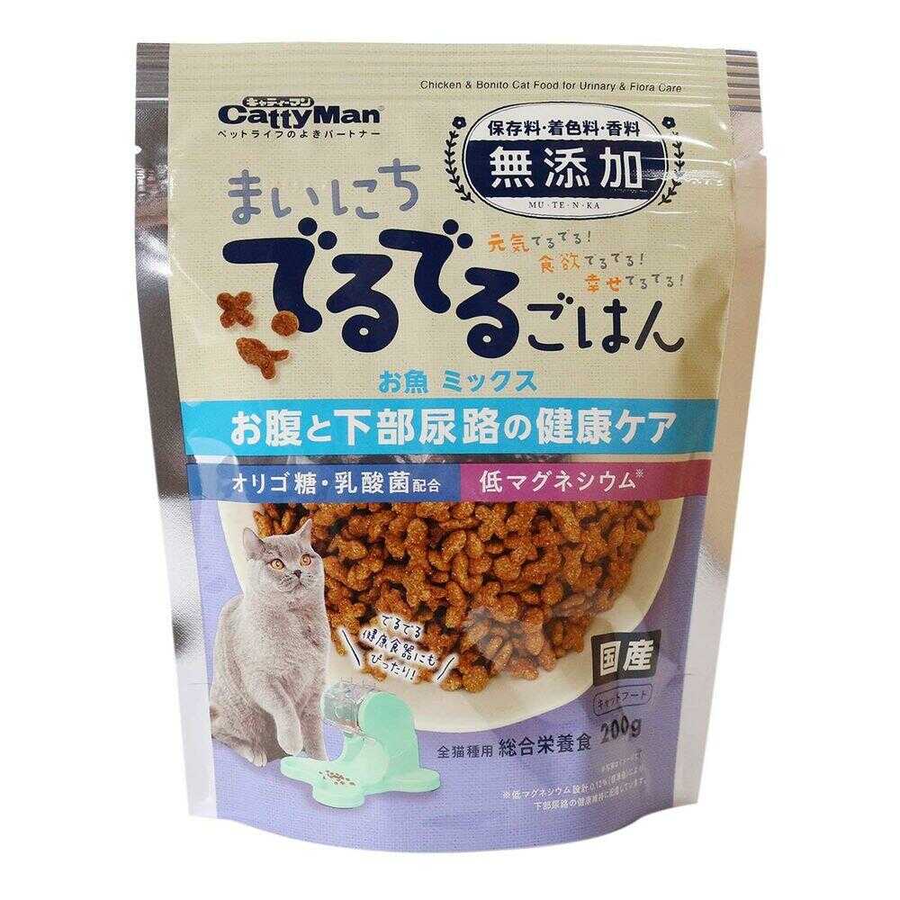 キャティーマン まいにちでるでるごはん お腹と下部尿路の健康ケア 200g