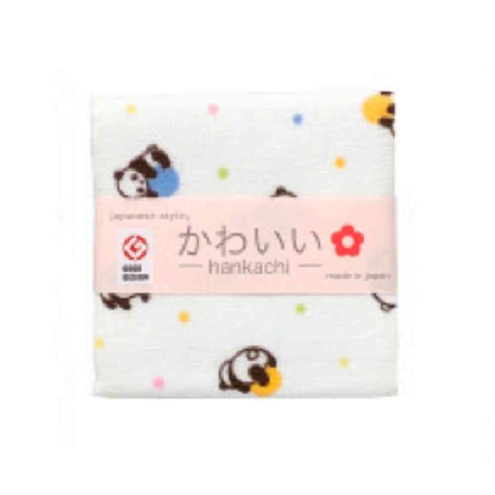 日繊商工 ジャパニーズスタイル ころころぱんだ ハンカチ 1枚